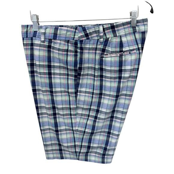 TALBOTS Plaid Shorts Womens Size 14 Mid-Rise 10" Inseam - Picture 3 of 6